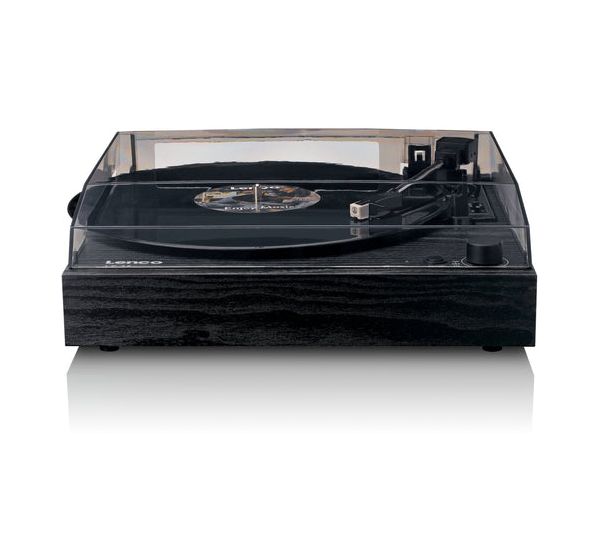 LS-15BK Audio-Plattenspieler mit Riemenantrieb  (Schwarz) 