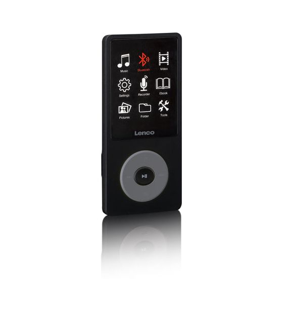 Xemio-860 MP3 Spieler 8 GB  (Schwarz, Grau) 