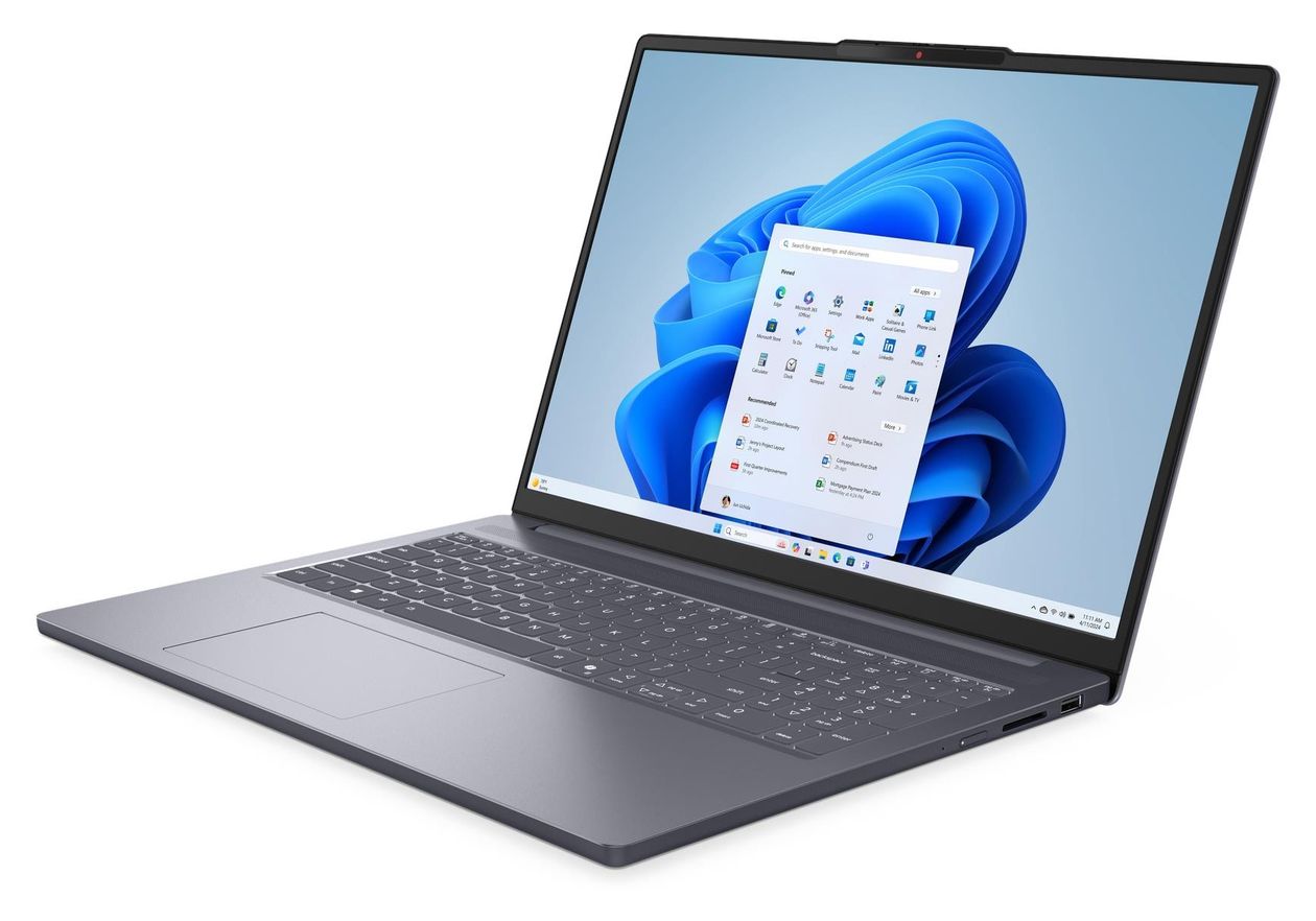 IdeaPad Slim 3 16IRH10 WUXGA Notebook 40,6 cm (16 Zoll) 1920 x 1200 Pixel 16 GB Ram 512 GB SSD Windows 11 Home Intel® Core™ i5 max. 4,6 GHz intern  (Grau) 
