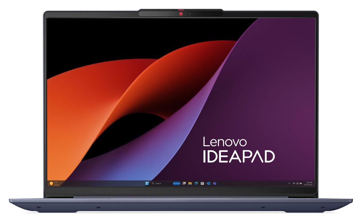 IdeaPad Slim 5 14Q8X9 WUXGA Notebook 35,6 cm (14 Zoll) 1920 x 1200 Pixel 32 GB Ram 1 TB SSD Windows 11 Home Qualcomm Snapdragon max. 3,4 GHz intern  (Blau) 