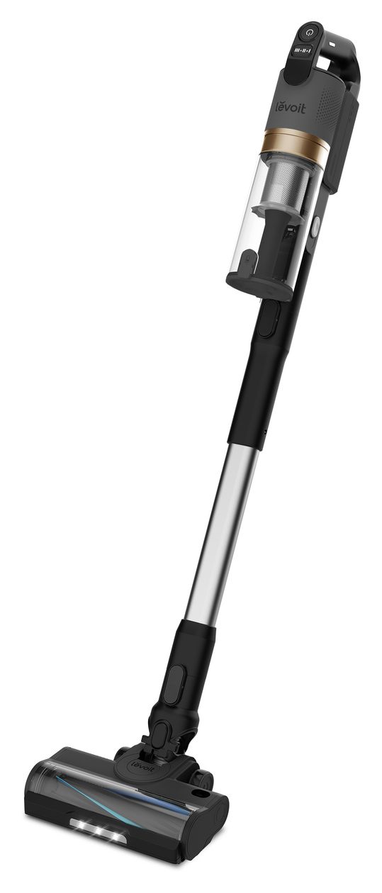 LSV-V201 Handstaubsauger Beutellos bis 50 min Laufzeit HEPA  (Schwarz) 