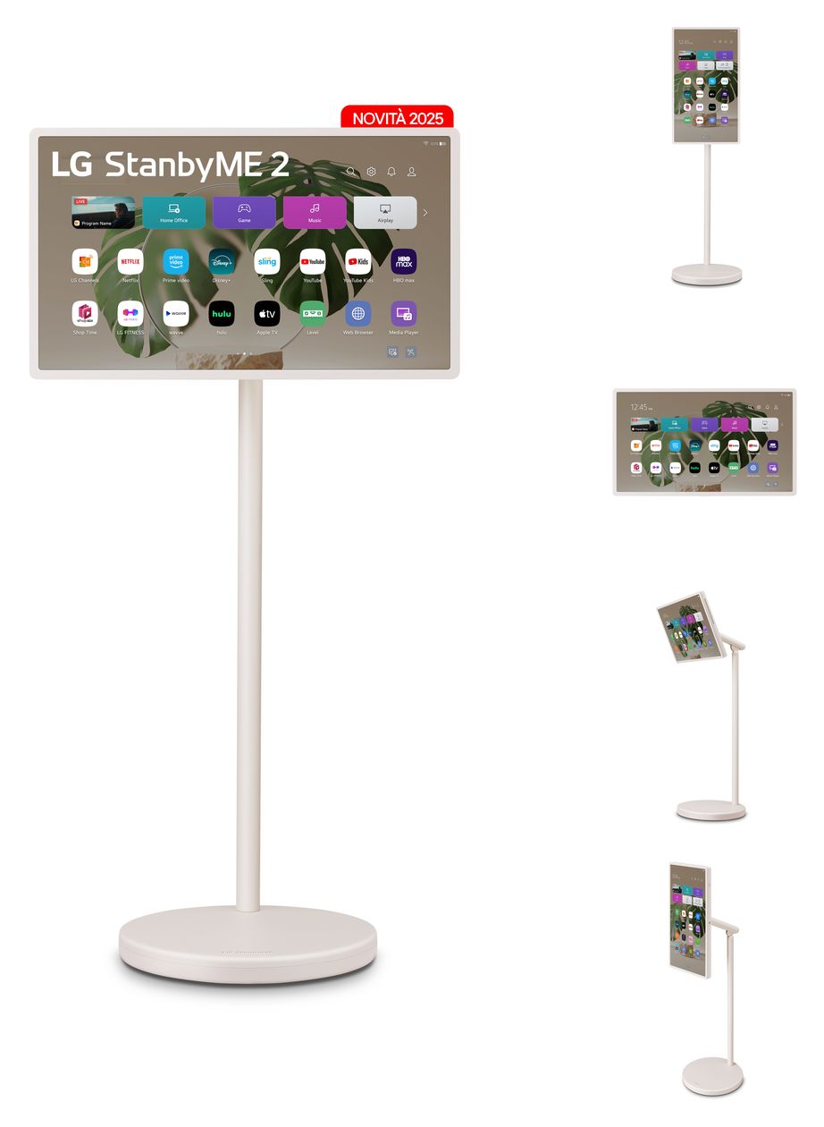 27LX6TDGA StanbyME 2 LED 68,6 cm (27 Zoll) Fernseher Quad HD  (Beige) 