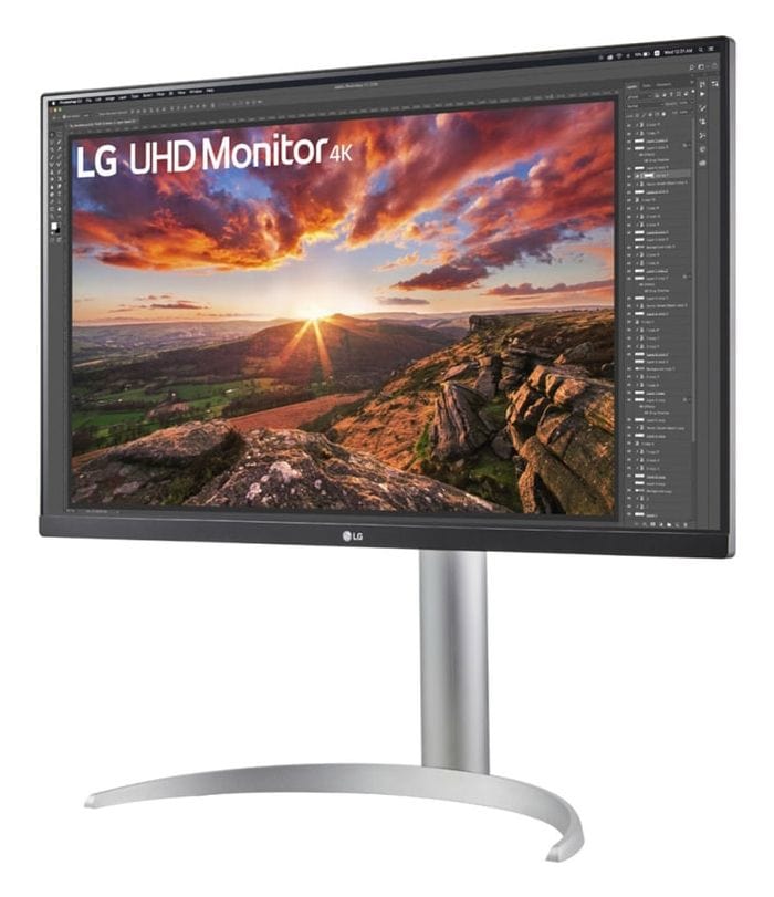 27UP850K-W 4K Ultra HD Monitor 68,6 cm (27 Zoll) 16:9 5 ms 400 cd/m²  (Schwarz, Weiß) 