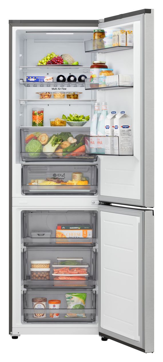 GBBS312BPY 220 l / 113 l Kühl-Gefrierkombi freistehend 135 kWh Jahr  (Grau) 