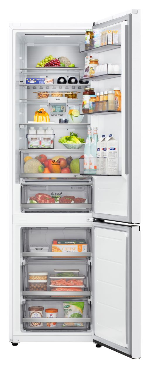 GBBS726ASW 262 l / 113 l Kühl-Gefrierkombi freistehend NoFrost 112 kWh Jahr  (Weiß) 
