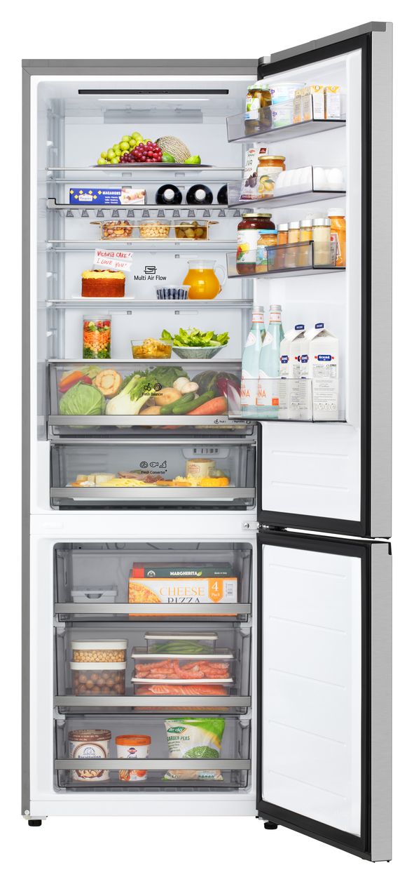 GBBW322CPY 326 l / 139 l Kühl-Gefrierkombi freistehend NoFrost 191 kWh Jahr  (Silber) 