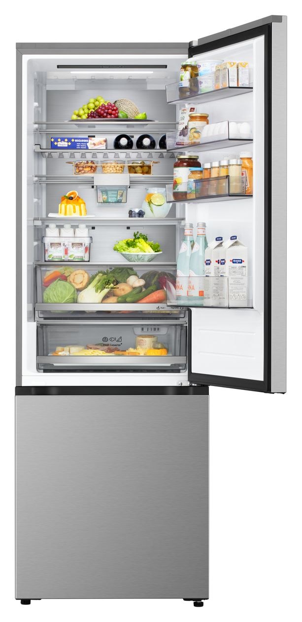 GBBW726CPY 326 l / 139 l Kühl-Gefrierkombi freistehend NoFrost 191 kWh Jahr  (Silber) 