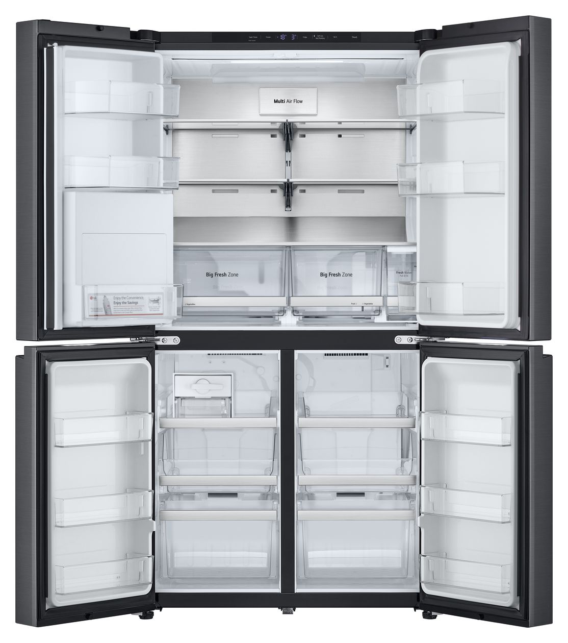 GMF961EV6C Side-by-Side Kühl-/ Gefrierkombination 384 l / 261 l 230 kWh NoFrost 1792 mm x 914 mm  (Schwarz) 