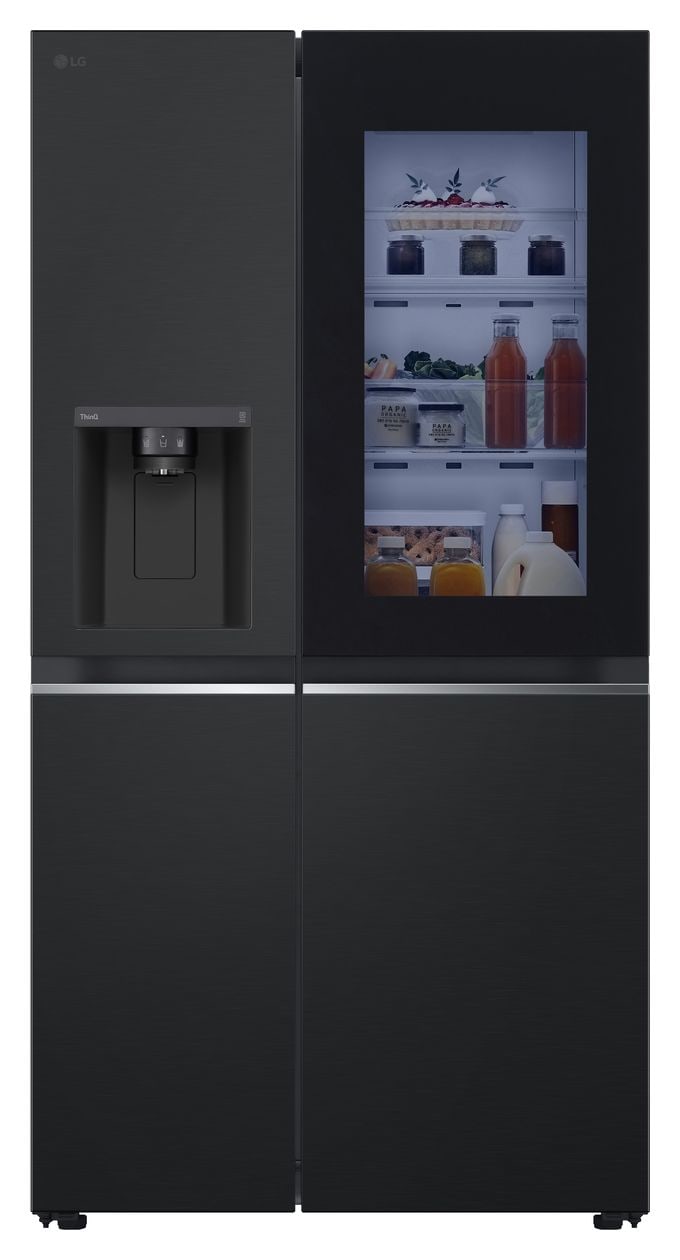 GSGV81EPLL Side-by-Side Kühl-/ Gefrierkombination 416 l / 219 l 350 kWh NoFrost 1790 mm x 913 mm  (Schwarz) 
