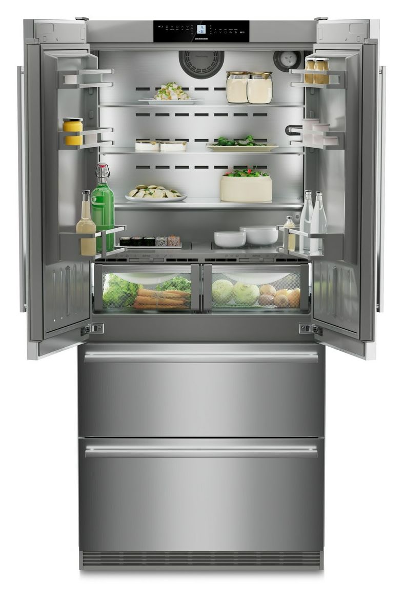 CBNste8872-20 363 l / 160 l Kühl-Gefrierkombi freistehend NoFrost 328 kWh Jahr  (Silber) 