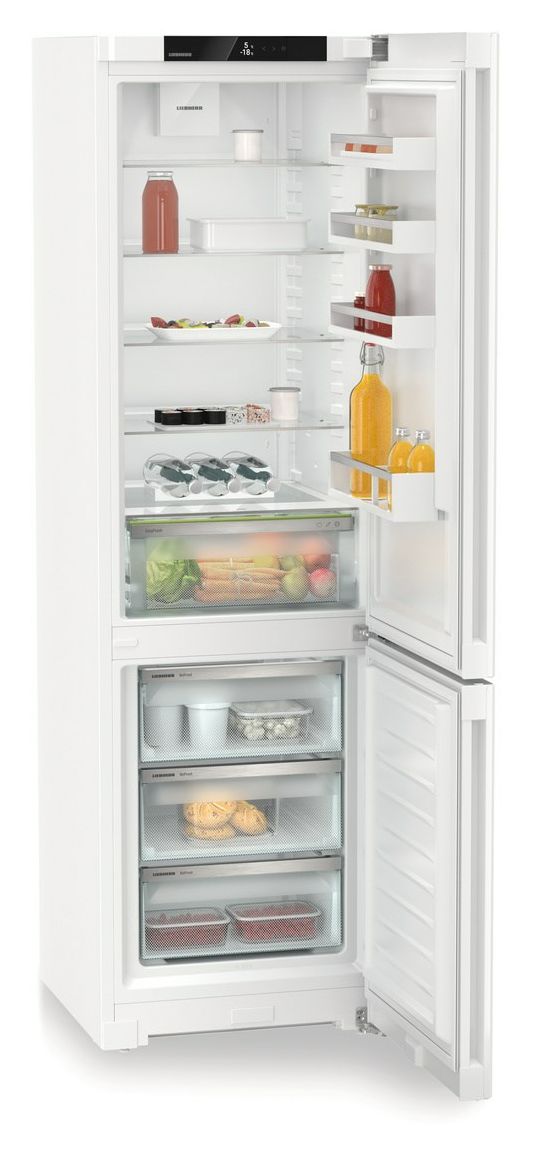 CNc5703-22 268 l / 103 l Kühl-Gefrierkombi freistehend NoFrost 162 kWh Jahr  (Weiß) 