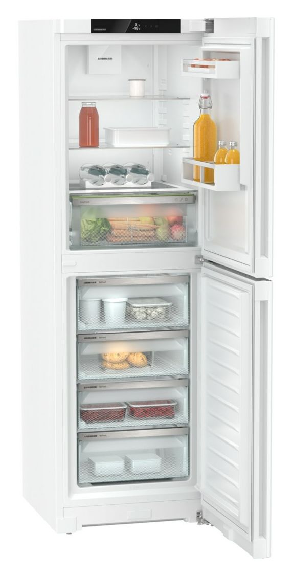 CNd5204-22 187 l / 132 l Kühl-Gefrierkombi freistehend NoFrost 202 kWh Jahr  (Weiß) 