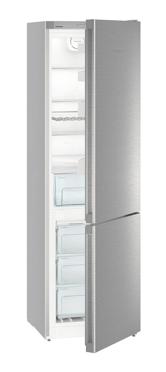 CNPef4813-22 243 l / 101 l Kühl-Gefrierkombi freistehend NoFrost 201 kWh Jahr  (Silber) 