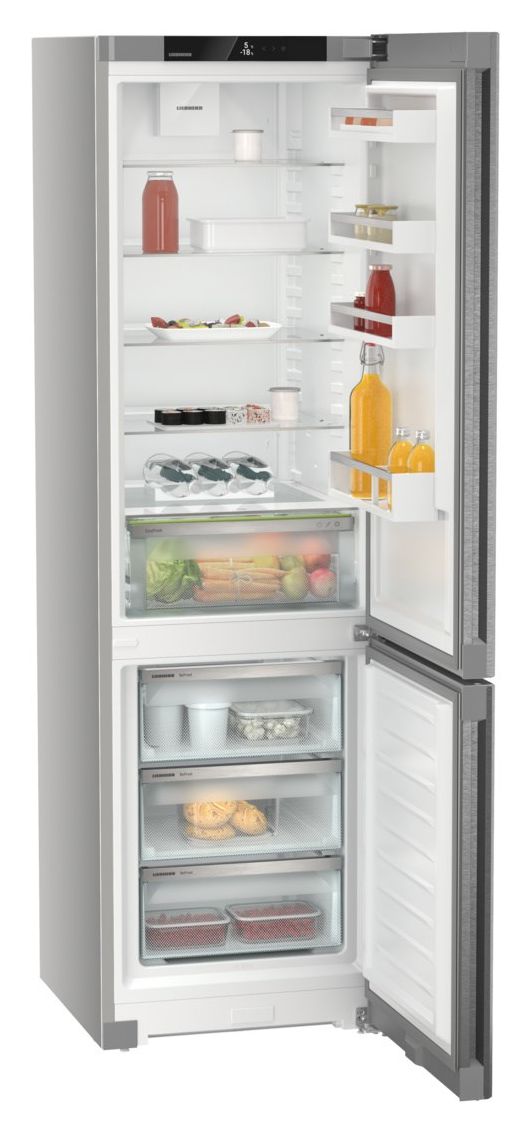CNsdc5703-22 268 l / 103 l Kühl-Gefrierkombi freistehend NoFrost 162 kWh Jahr  (Silber) 