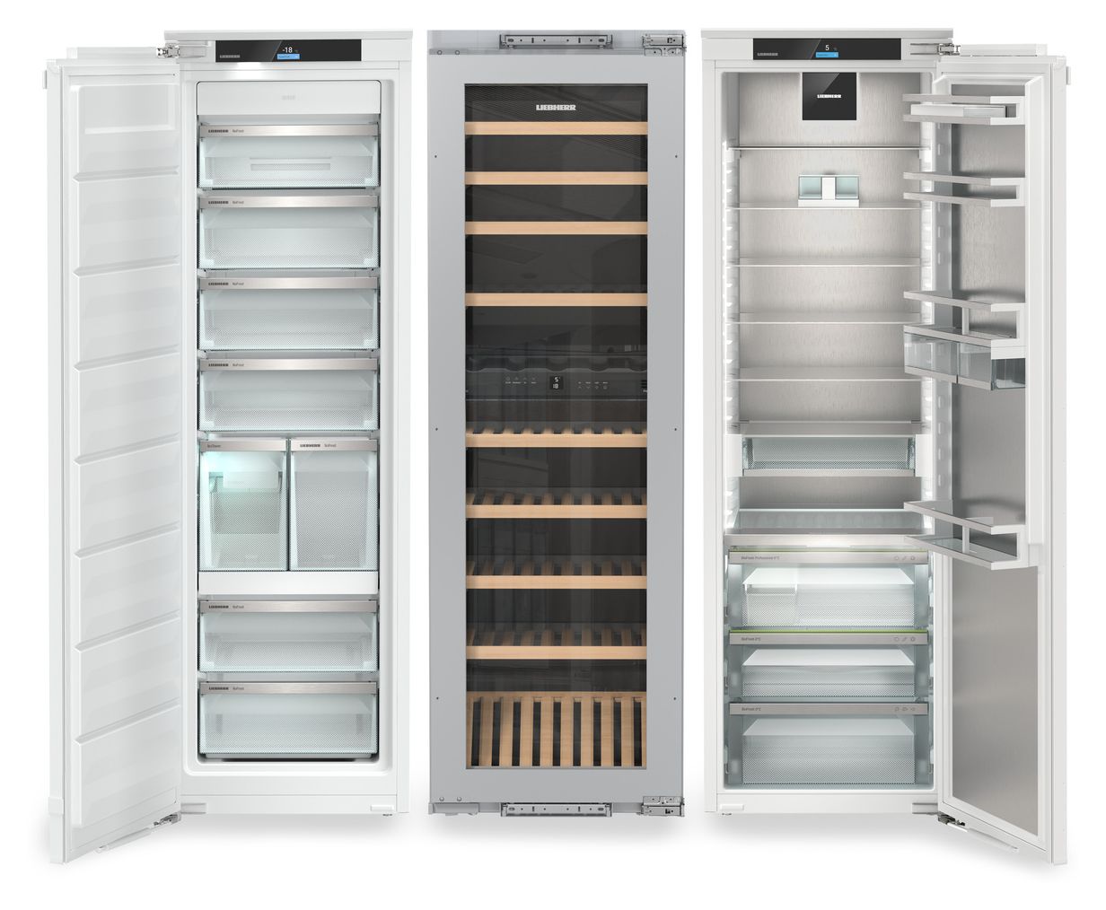 IXRFW5180-22 Peak BioFresh 296 l / 213 l Einbau Kühl-/Gefrierkombination NoFrost 