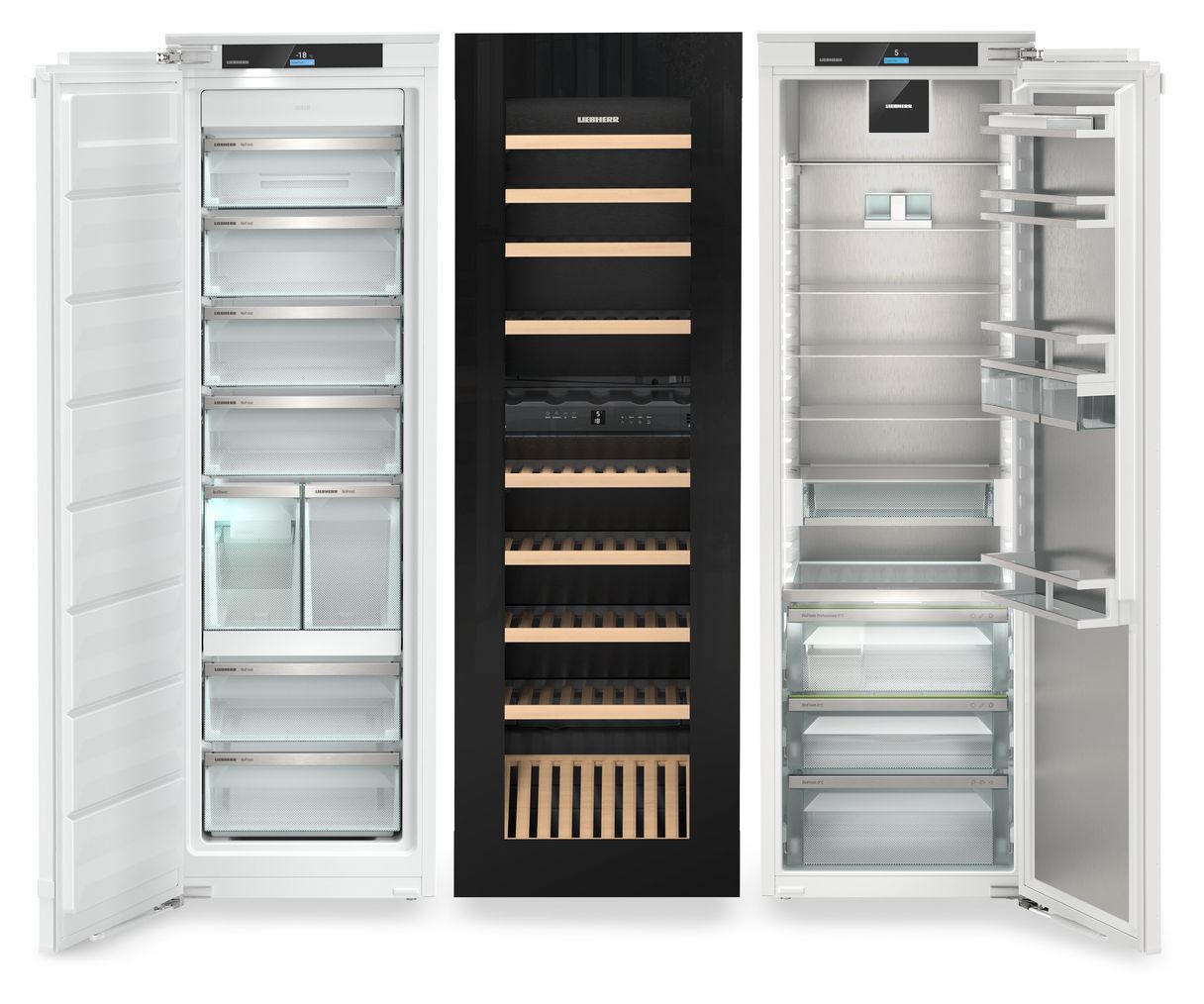 IXRFW5183-22 Peak BioFresh 296 l / 213 l Einbau Kühl-/Gefrierkombination NoFrost 