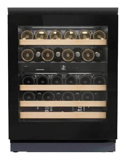 UWgb3632-20 Weinkühler Unterbau 2 Zonen 32 Flasche(n) 