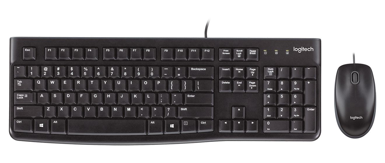 Desktop MK120 Tastatur USB  (Schwarz) 