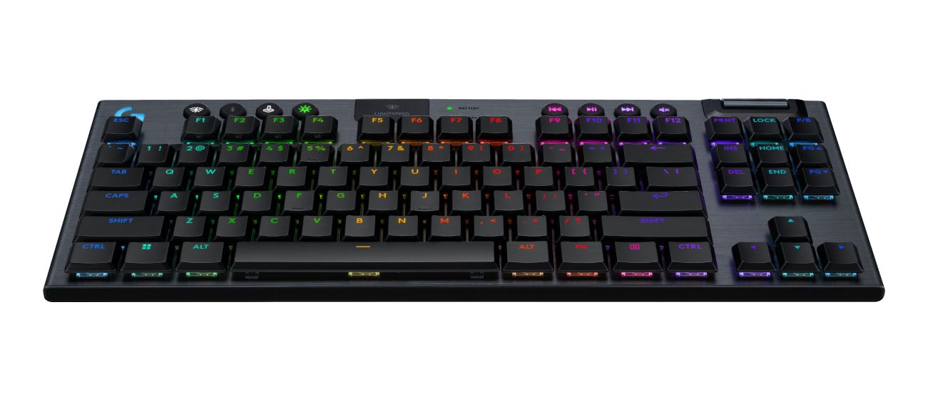 G915X Lightspeed LED Gaming Tastatur USB + RF Wireless + Bluetooth  (Schwarz) 