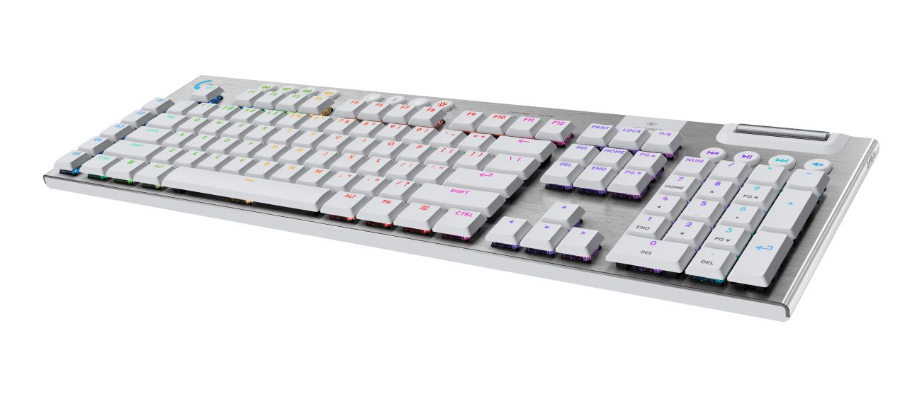 G915X Lightspeed LED Gaming Tastatur RF Wireless + Bluetooth 2.4 GHz  (Weiß) 