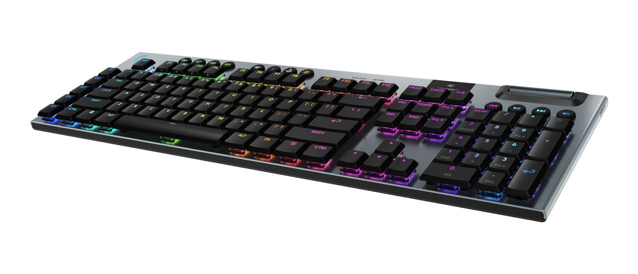 G915X Lightspeed LED Gaming Tastatur RF Wireless + Bluetooth 2.4 GHz  (Schwarz) 