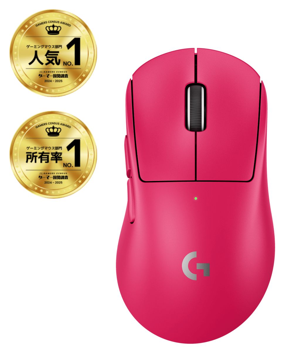 Pro X Superlight 2 DEX 44000 DPI Gaming Maus Optisch  (Magenta) 