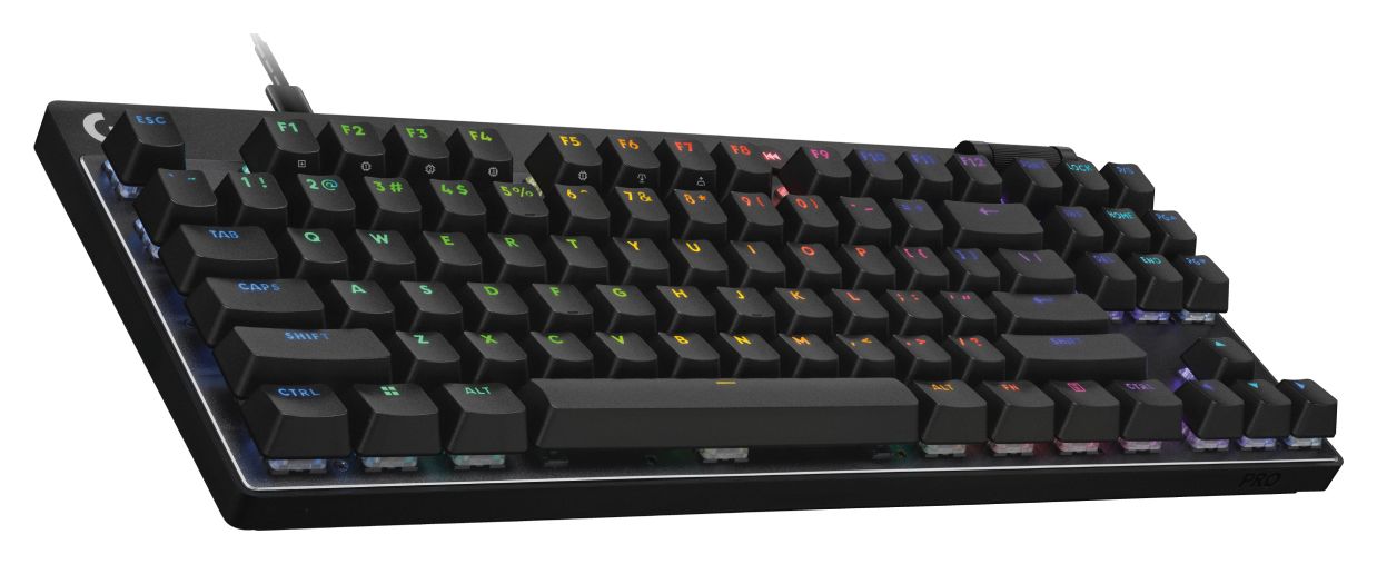 Pro X TKL Rapid LED Gaming Tastatur USB  (Schwarz) 