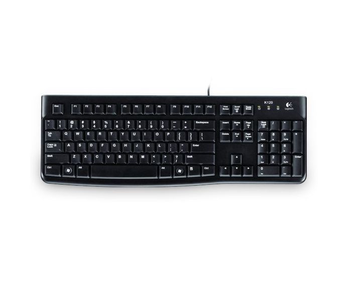 K120 Tastatur USB  (Schwarz) 