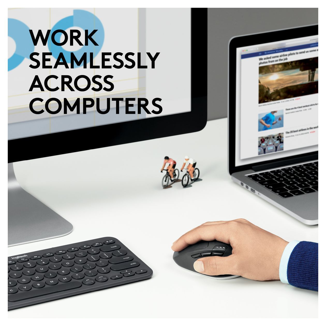 M720 1000 DPI Büro Maus Optisch  (Schwarz) 