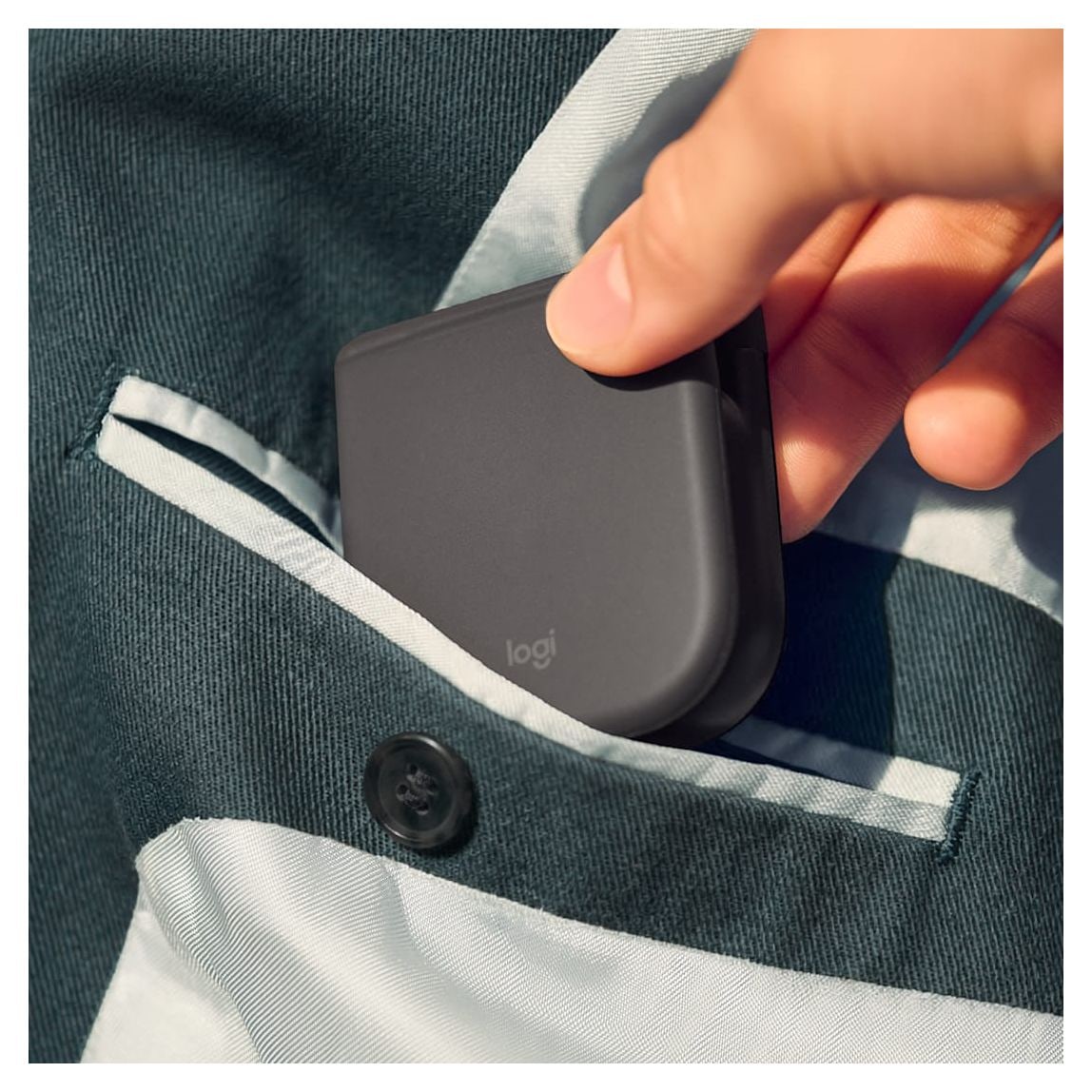 Mobi Fold 4000 DPI Reisen Maus Optisch  (Graphit) 