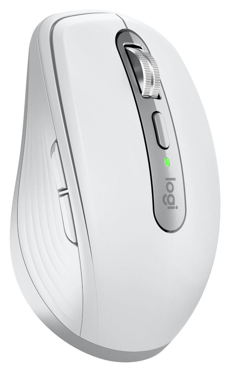 MX Anywhere 3S for Mac 8000 DPI Büro Maus Laser  (Silber, Weiß) 