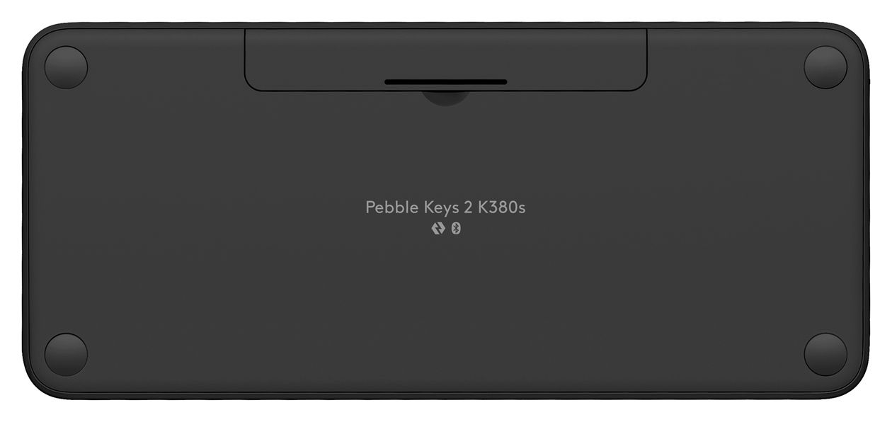 Pebble Keys 2 K380s Universal Tastatur Bluetooth  (Graphit) 