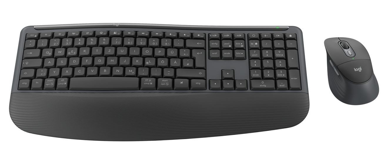 MK880 Signature Comfort Plus Combo Universal Tastatur RF Wireless + Bluetooth 2.4 GHz  (Graphit) 