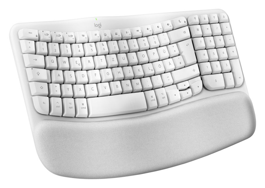 Wave Keys for Mac Heimbüro Tastatur Bluetooth  (Weiß) 