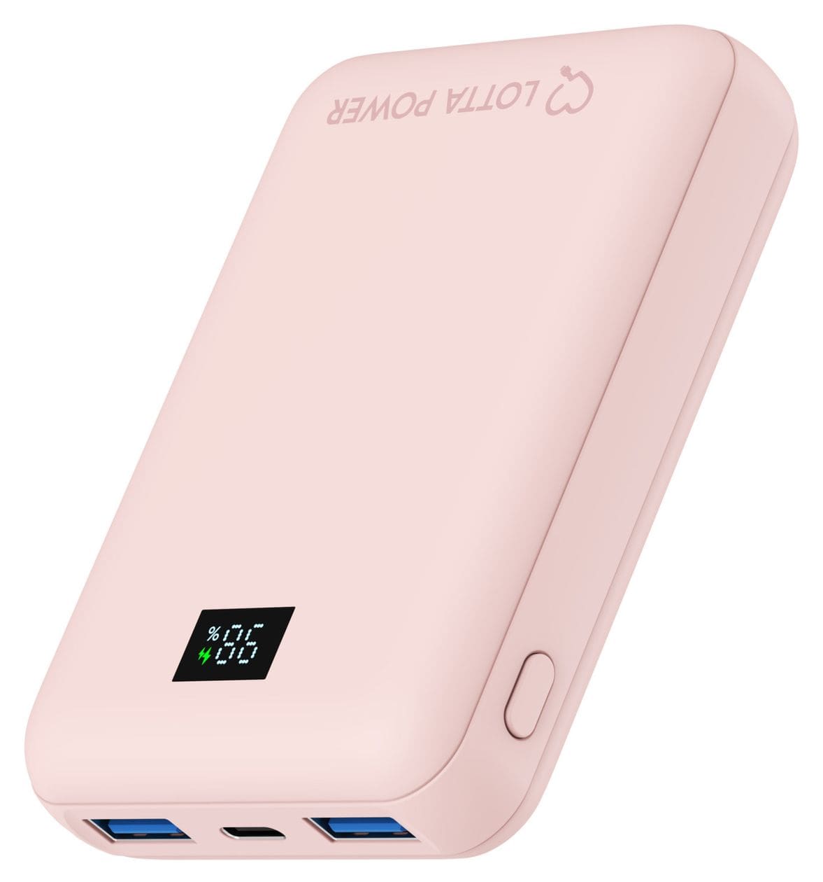 Mini 10000 mAh Powerbank USB Typ-C  (Rose) 