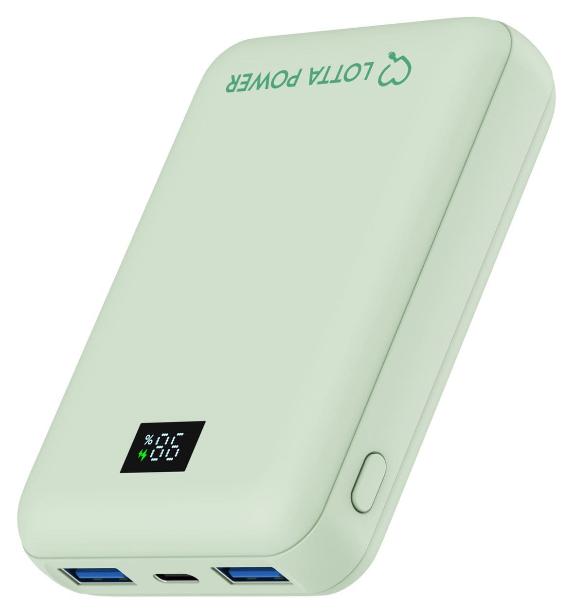 Mini 10000 mAh Powerbank USB Typ-C  (Mint) 