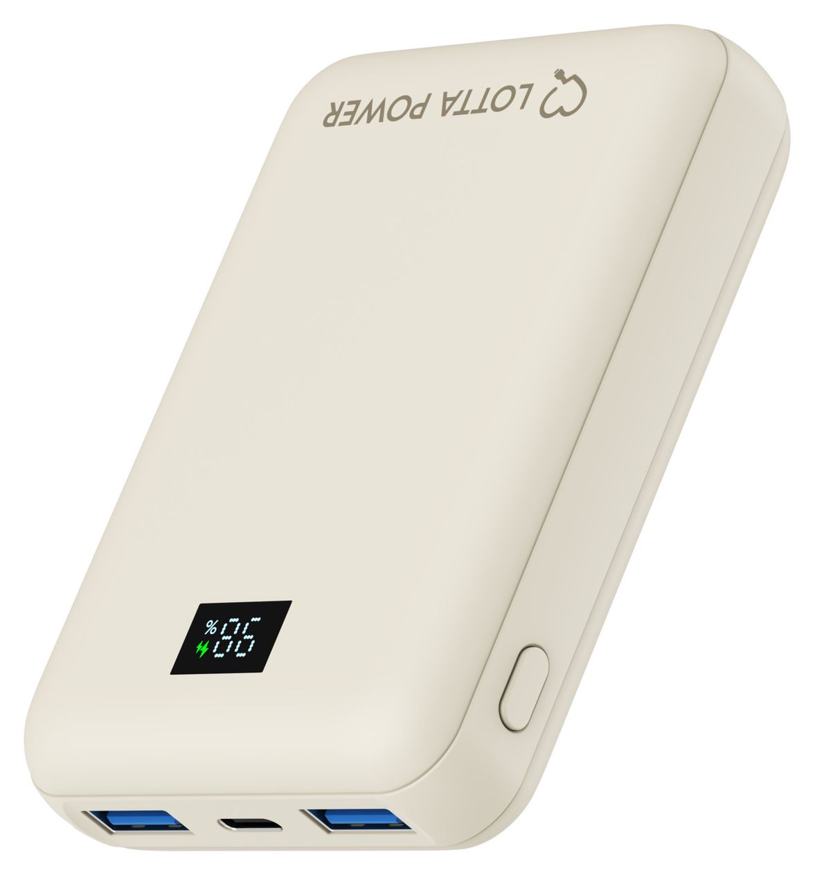 Mini 10000 mAh Powerbank USB Typ-C  (Sand) 