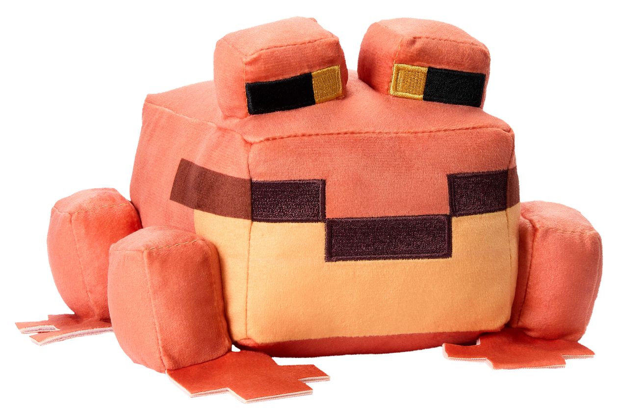 Minecraft Plüschfrosch-Spielzeug, ca. 20 cm große weiche Figur, vom Videospiel inspirierter Charakter 