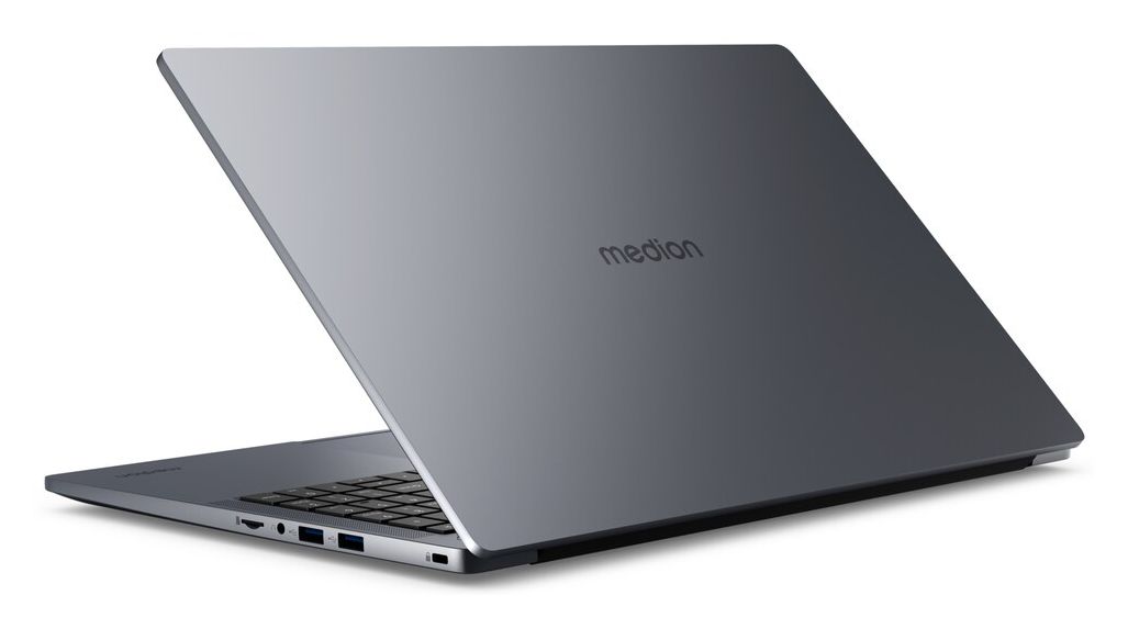 E15223 MD62644 Full HD Notebook 39,6 cm (15.6 Zoll) 1920 x 1080 Pixel 4 GB Ram 128 GB SSD Windows 11 Home in S mode Intel® N max. 3,4 GHz intern  (Grau) 