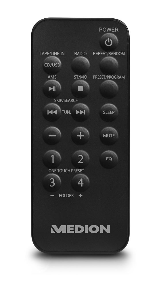 Life E64070 FM Radio Tragbar  (Schwarz) 