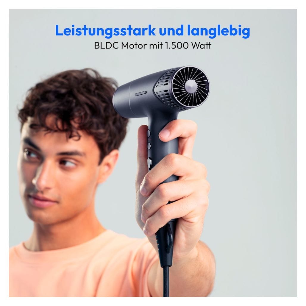 Life HD2 Haartrockner 1740 W  (Schwarz) 
