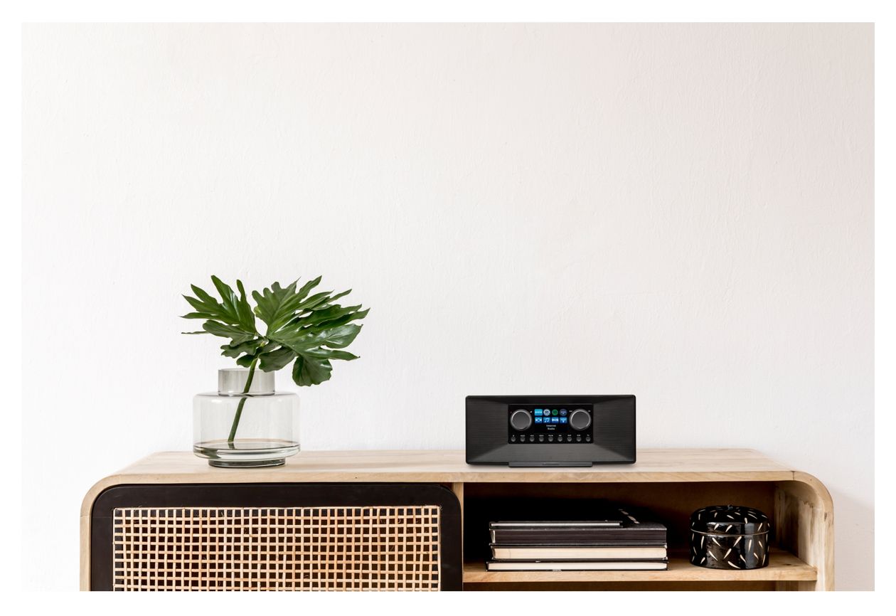 Life P85333 Bluetooth AM, DAB+, FM, MW Radio Internet  (Schwarz) 