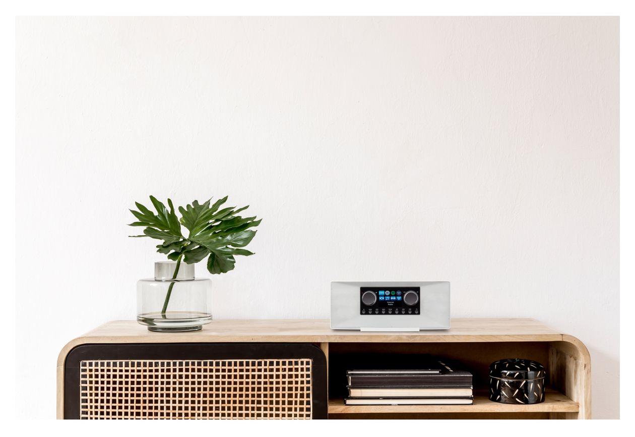 Life P85333 Bluetooth AM, DAB+, FM, MW Radio Internet  (Weiß) 