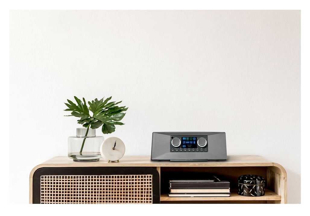 Life P85333 Bluetooth DAB+, FM Radio Internet  (Grau) 