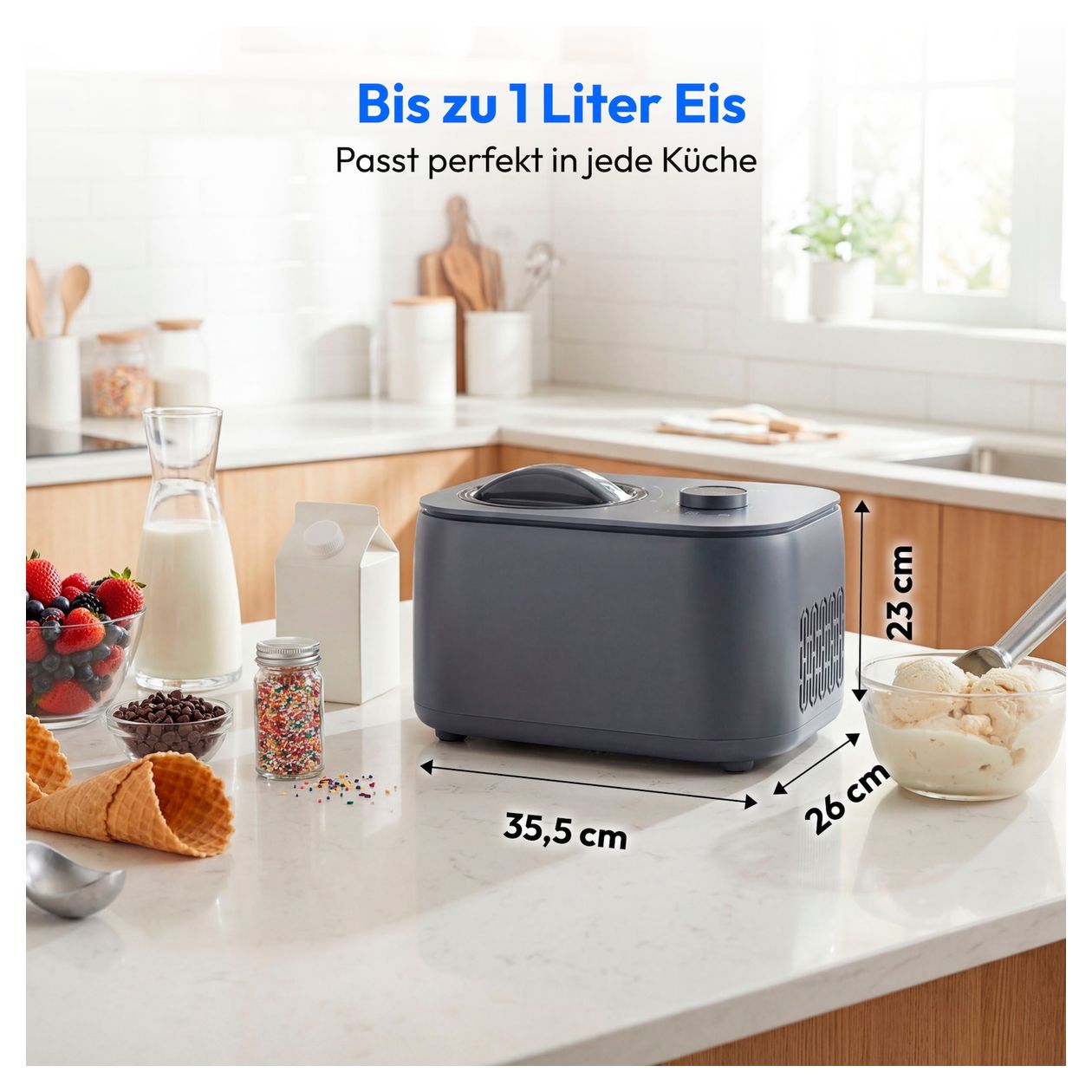 MD 100116 0,6 l Eismaschine 100 W 