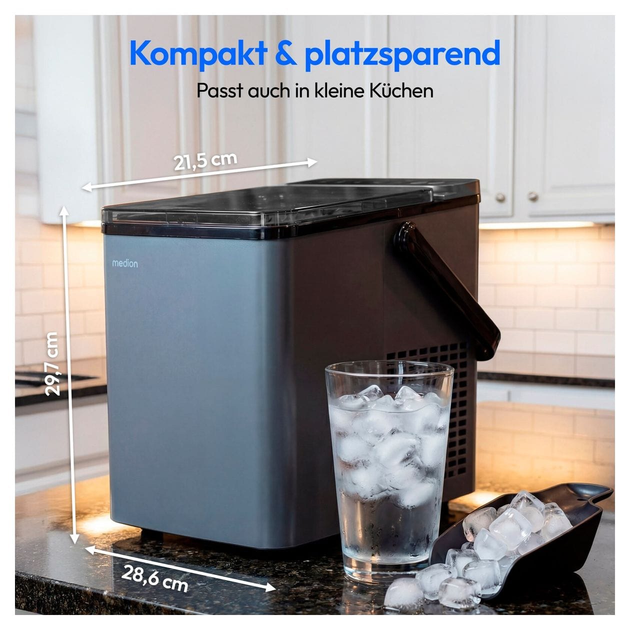 MD100117 EIswürfelbereiter Tragbarer Eiswürfelbereiter 