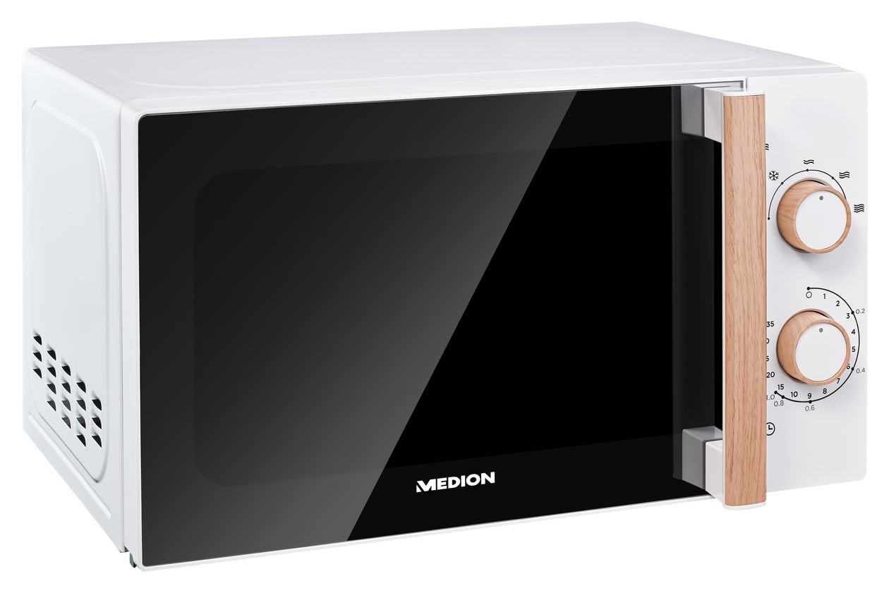 MD10596 Freistehende Mikrowelle 700 W Größe: klein 5 Stufen  (Weiß) 