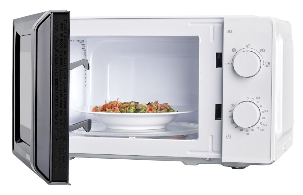 MD11475 Freistehende Mikrowelle 700 W Größe: klein 5 Stufen  (Schwarz, Weiß) 