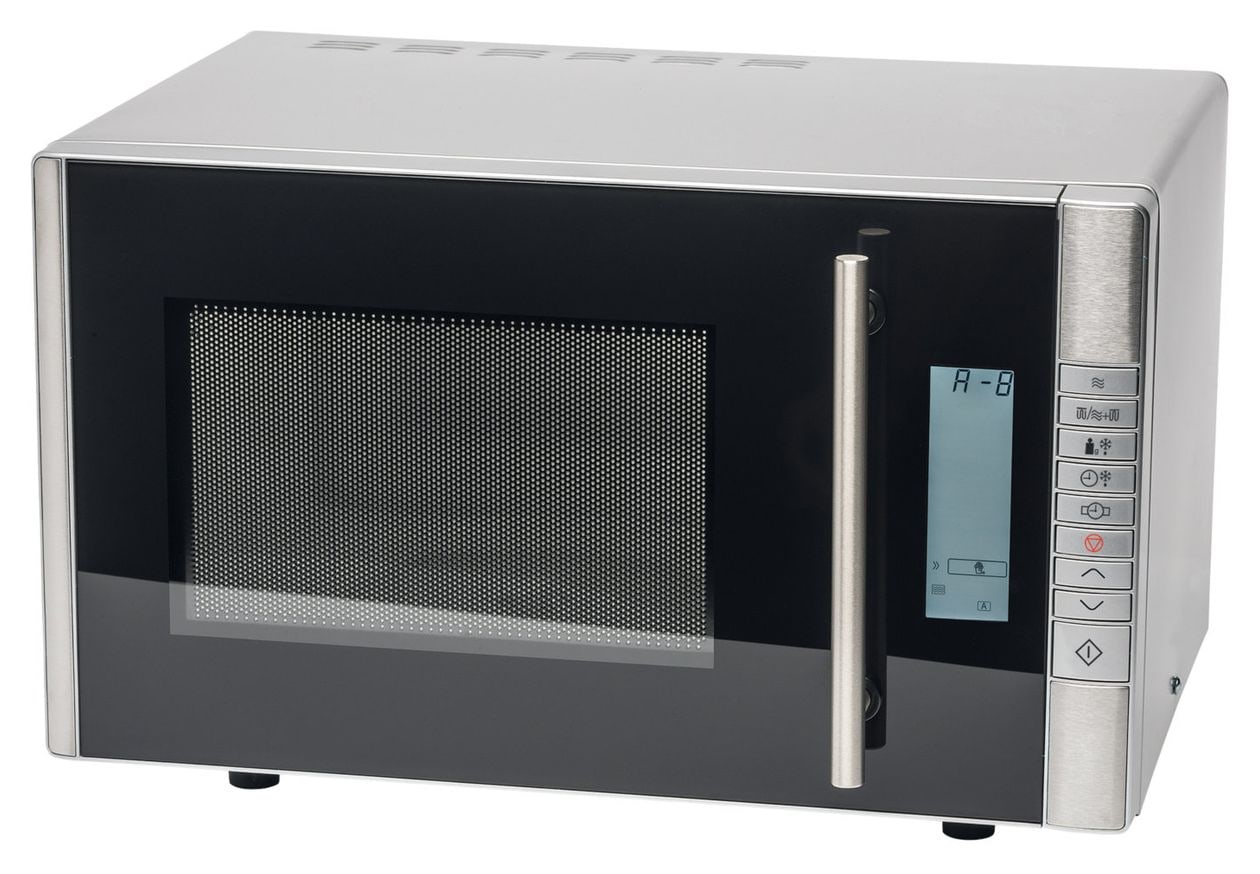MD14482 Standgeräte Solo 800 W Größe: klein 5 Stufen Grill  (Schwarz, Edelstahl) 