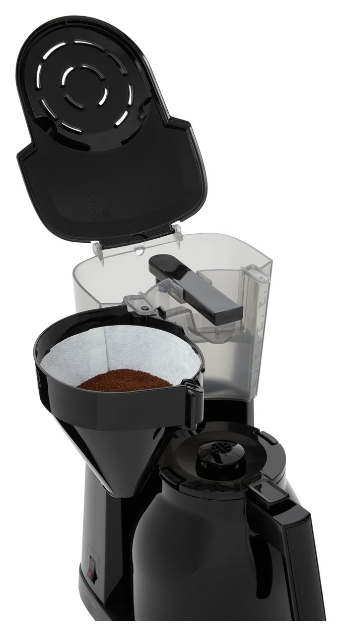 1023-06  Easy II Therm 8 Tassen Thermo Filterkaffeemaschine  (Schwarz) 